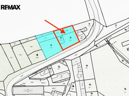 Prodej pozemku pro bydlení, 656 m²