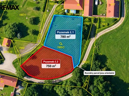 Prodej pozemku pro bydlení, 780 m²