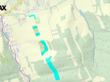 Prodej pozemku, les, 59 738 m²