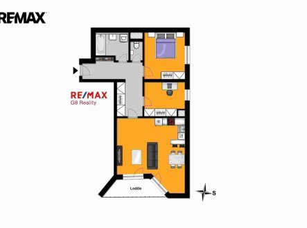 Pronájem bytu, 3+kk, 69 m²