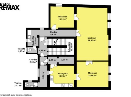 Pronájem obchodní prostory, 284 m²