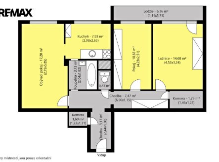 Prodej bytu, 3+1, 75 m²