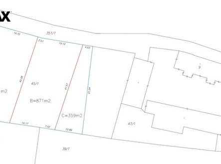 Prodej pozemku pro bydlení, 871 m²