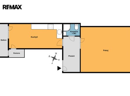 Pronájem kanceláře, 62 m²