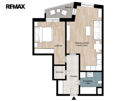 Prodej bytu, 2+kk, 60 m²