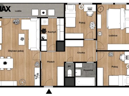 Prodej bytu, 4+1, 81 m²