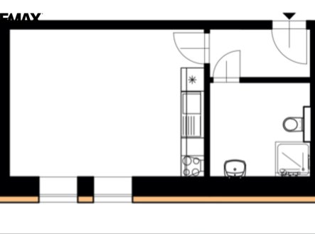 Pronájem bytu, 1+kk, 29 m²