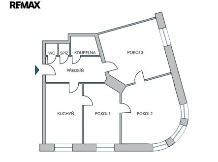 Pronájem bytu, 3+1, 97 m²