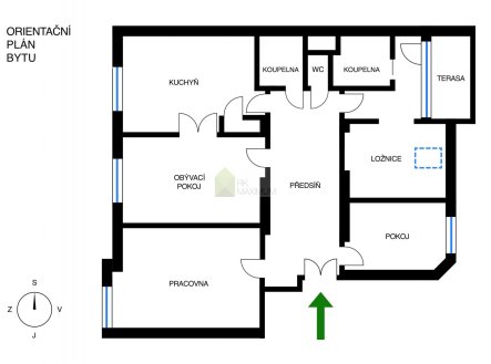 Prodej bytu, 4+1, 149 m²