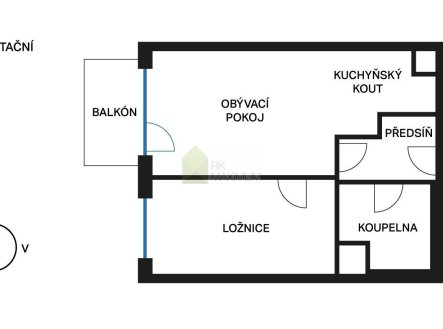 Pronájem bytu, 2+kk, 76 m²