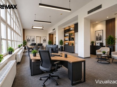 Pronájem kanceláře, 52 m²