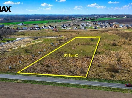 Pohled na pozemek a okolí | Prodej - pozemek pro bydlení, 9 518 m²