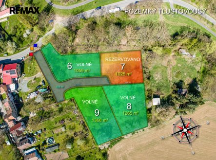 Prodej pozemku pro bydlení, 1 368 m²