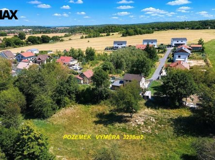 Pohled na pozemek | Prodej - pozemek pro bydlení, 3 238 m²
