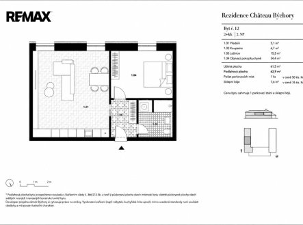 Prodej bytu, 2+kk, 71 m²