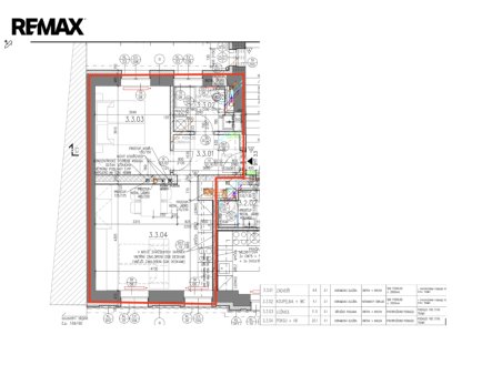 Pronájem bytu, 2+kk, 41 m²