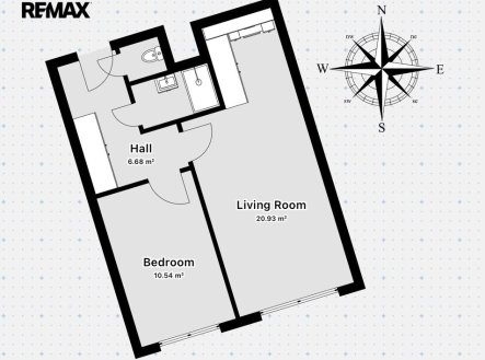 Pronájem bytu, 2+kk, 44 m²