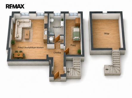 Prodej bytu, 2+kk, 75 m²
