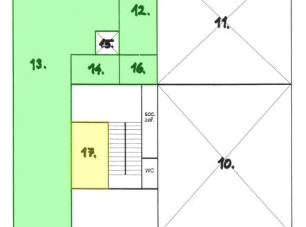 Pronájem výrobní prostory, 200 m²