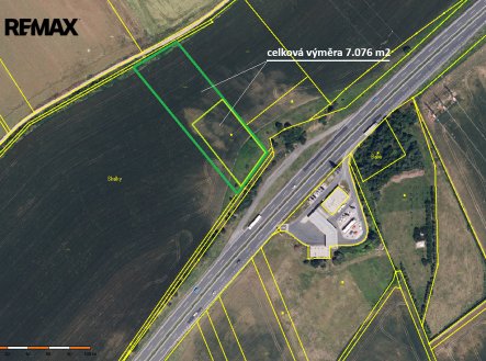 Prodej pozemku, zemědělská půda, 7 076 m²