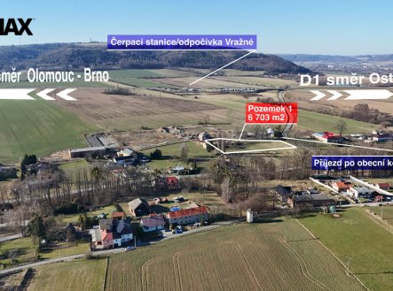 Prodej pozemku pro komerční výstavbu, 6 703 m²