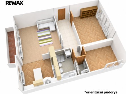 Pronájem bytu, 3+kk, 82 m²