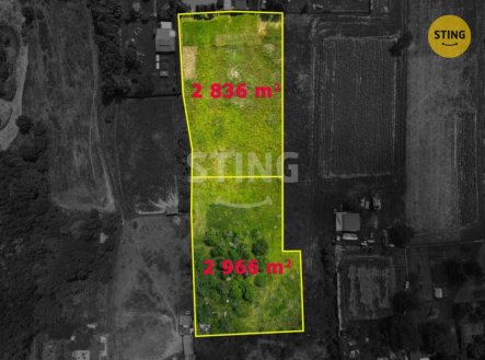 Prodej pozemku pro bydlení, 2 836 m²