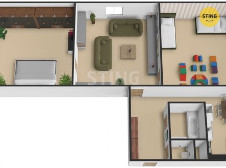 Prodej bytu, 3+1, 56 m²