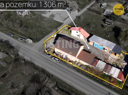 Prodej komerčního objektu, průmyslový areál, 1 306 m²