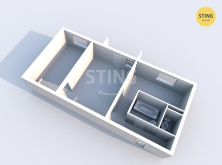 Pronájem bytu, 2+1, 63 m²