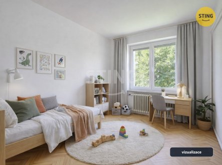 AI výstup - homestaging | Prodej bytu, 3+1, 97 m²