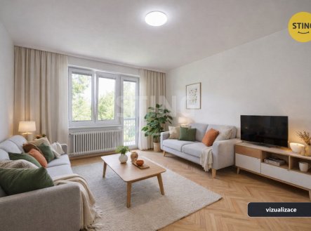 AI výstup - homestaging | Prodej bytu, 3+1, 97 m²