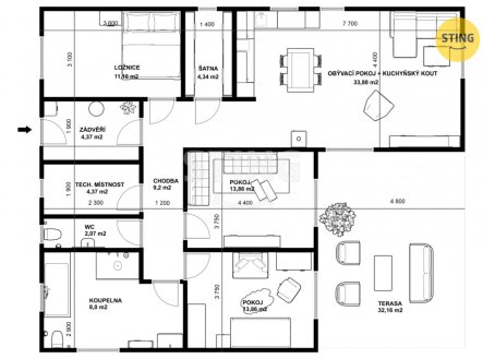 Prodej domu/vily, 138 m²