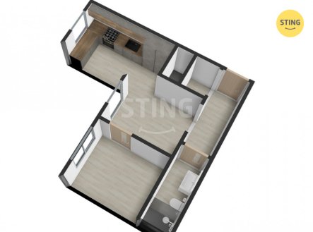 Prodej bytu, 2+kk, 45 m²