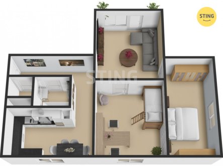 Prodej bytu, 3+1, 65 m²