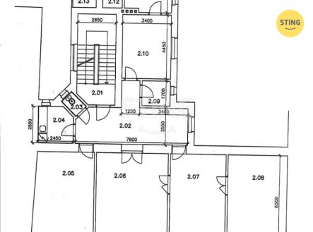 Pronájem kanceláře, 23 m²