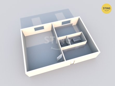 Prodej bytu, 1+1, 43 m²