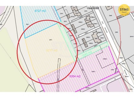 Prodej pozemku pro komerční výstavbu, 6 899 m²