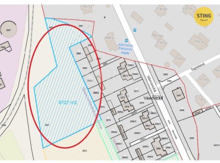 Prodej pozemku pro komerční výstavbu, 7 349 m²