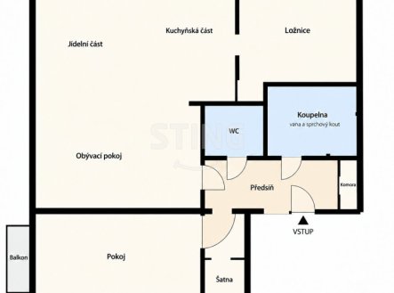 Prodej bytu, 3+kk, 86 m²