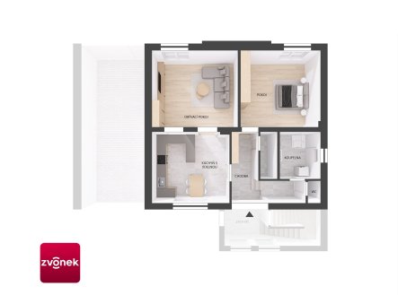 Prodej bytu, 2+1, 78 m²