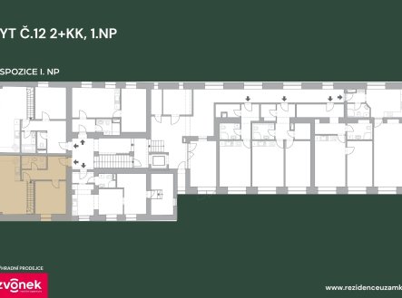 Prodej bytu, 2+kk, 62 m²