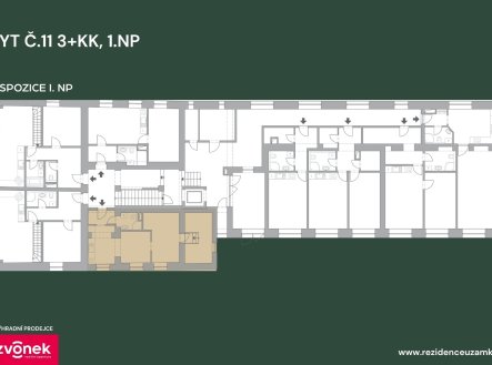 Prodej bytu, 3+kk, 48 m²