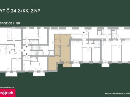 Prodej bytu, 2+kk, 60 m²