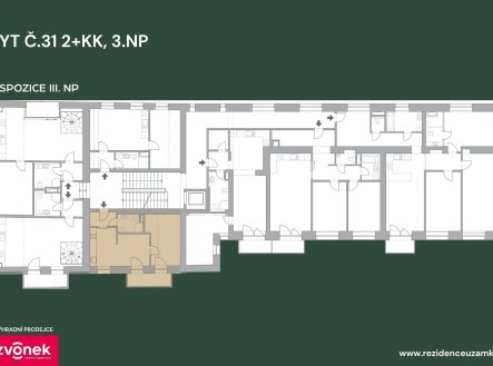 Prodej bytu, 2+kk, 45 m²