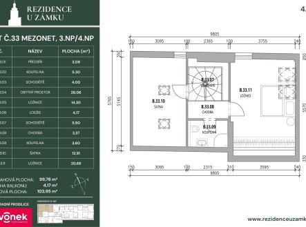 Prodej bytu, atypický, 107 m²