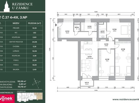 Prodej bytu, 4+kk, 121 m²
