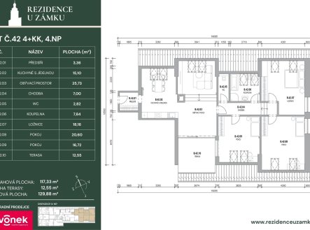 Prodej bytu, 4+kk, 137 m²