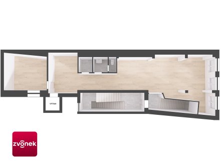 Pronájem obchodní prostory, 107 m²