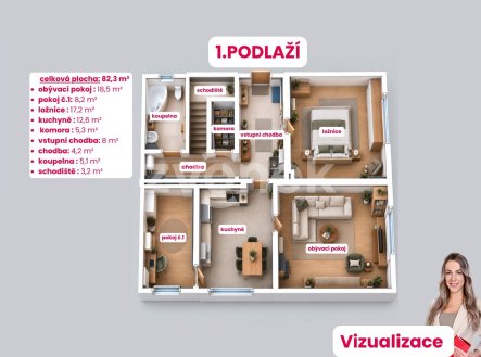 Prodej domu/vily, 166 m²